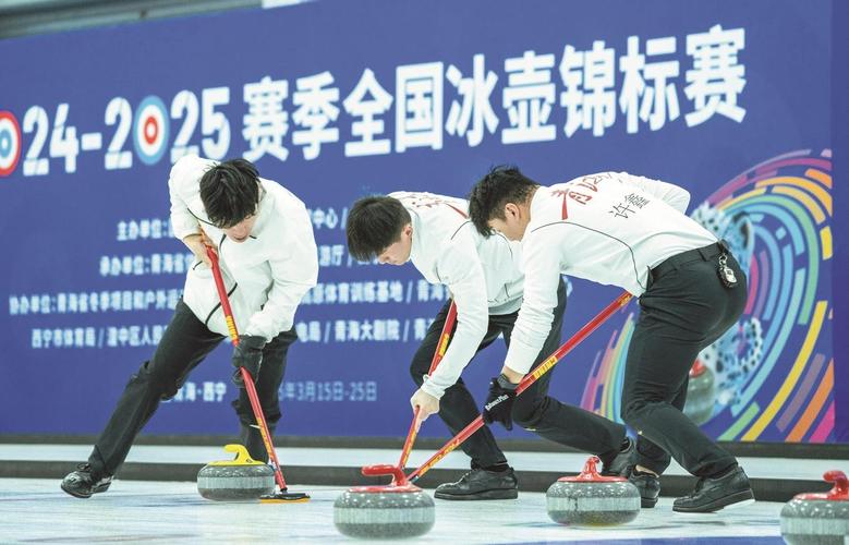 青海省第十九届运动会陆地冰壶比赛开赛