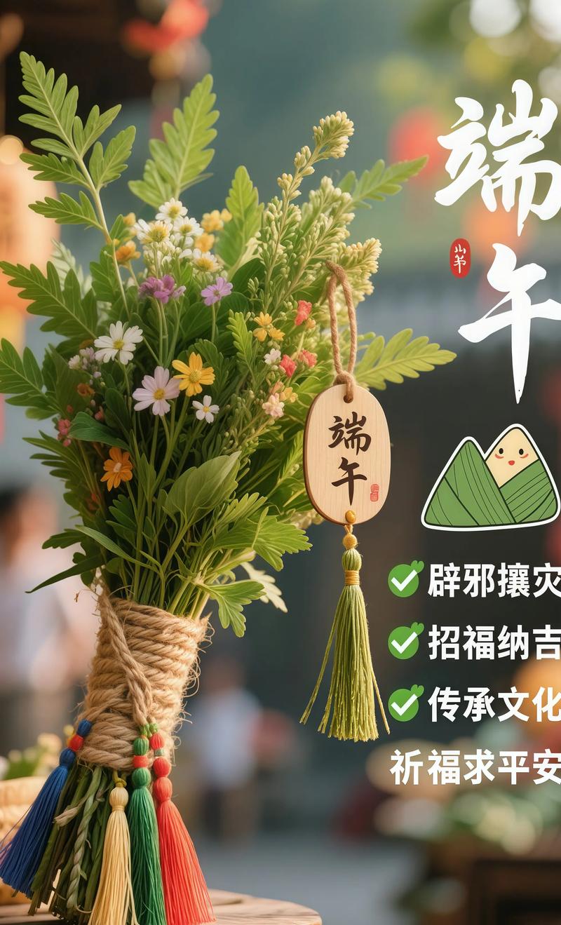 艾草花束、养生香包走俏端午，传统节俗焕新演绎